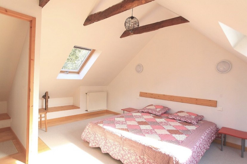 La chambre parentale du gite Nevez